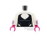 LEGO Minifigure Torso Spider Gwen WHITE