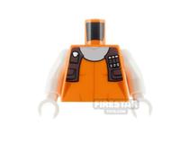 LEGO Minifigure Torso SW Aurra Sing Tank Top ORANGE
