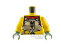 LEGO Minifigure Torso SW Bossk Armour YELLOW