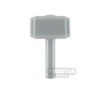 LEGO Minifigure Weapon Sledgehammer LIGHT BLUEISH GRAY