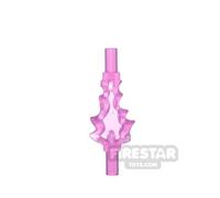 LEGO Minifigure Weapon Small Bolt Power Burst TRANS DARK PINK