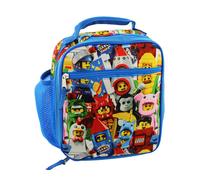 Lego Minifigures Boys Girls Soft Insulated School Lunch Box (One Size, Lego Minifigures)