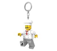 LEGO Minifigures Large 3 Inch Tall Figure Keychain Light - Chef (KE24H), Multicolor, Large - 3 inches tall