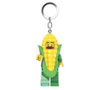 LEGO Iconic Corn Cob Costume Guy Minifigure Key Light Led Keyring Keychain New