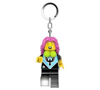 IQ Key Light LEGO Minifigures 3 Inch E-Sports Gamer Girl Keychain Light KE229H White