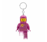 LEGO Minifigures Large 3 Inch Tall Figure Keychain Light - Spaceman Pink (KE10HP), Pink, Large - 3 inches tall