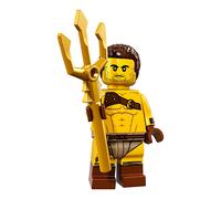 Lego Series 17 Pro Surfer Minifigure with Shark Surfboard