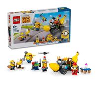 LEGO Minions Banana Car Toy Set 75580 - Gift for Kids Ages 5-8