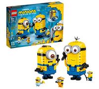 LEGO Minions: Brick-Built Minions and Their Lair (75551) Building Kit for Kids, Great Birthday Present for Kids Who Love Minion Toys and Kevin, Bob and Stuart Minion Characters, New 2020 (876 Pieces)