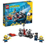 LEGO Minions Unstoppable Bike Chase (75549) Minions Toy Building Kit with Bob Stuart and Gru Minion Figures Makes a Great Birthday Present for Mini