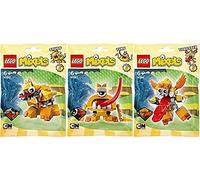 Lego, Mixels Series 5 Bundle Set of Lixers, Spugg (41542), Turg (41543), and Tungster (41544)