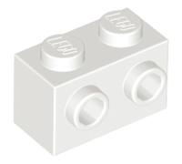 LEGO Modified Brick 1 x 2 with Studs on 1 Side, Part 11211, Part 11211, Choose Your Colour (White, 10, count)