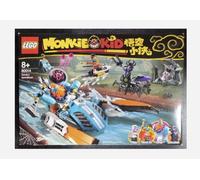 LEGO Monkie Kid 80014 Sandy's Speedboat Spider Queen 394 Pieces Retired