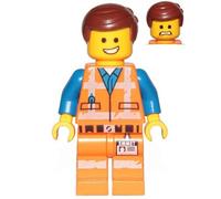 LEGO Movie 2 Emmet Smile/Scared Face Minifigure from 70829 (Bagged)