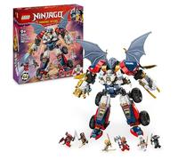 LEGO Ninjago 4in1 Zane's Ultra Combiner Mech 71834 | Toys for 9+ Year Old Boys, Car Model, Dragon & Ninja Figure, 6 Minifigures for Role Play, Gift Idea, 1187 Pieces