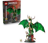 LEGO Ninjago The Guardian Dragon Model Kit - Features a Posable Dragon Figure, Master Wu Minifigure & a Scenic Rock-Effect Display Stand - Gift for 14+ Year Old boys & Teenage Monstrosity Fans - 71847