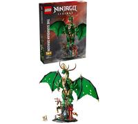 LEGO Ninjago The Guardian Dragon Model Kit - Features a Posable Dragon Figure, Master Wu Minifigure & a Scenic Rock-Effect Display Stand - Gift for 14+ Year Old boys & Teenage Monstrosity Fans - 71847