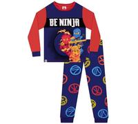 LEGO Ninjago Boys Pyjamas, Long Sleeve Kids Pyjamas, Ninja Boys' Pyjama Sets, Blue 9-10 Years