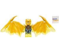 LEGO Ninjago Crystalized: Jay Golden Dragon Minifig with Lightning Sword