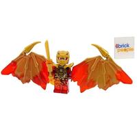 LEGO Ninjago Crystalized: Kai Golden Dragon Minifig with Fire Sword