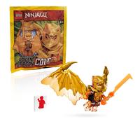 LEGO NINJAGO Crystalized Minifigure - Cole (Golden Dragon) with Wings