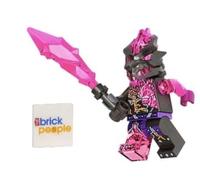 LEGO Ninjago Crystalized: Vengestone Guard Minifigure with Vengestone Spear
