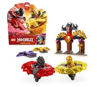 LEGO NINJAGO Dragon Spinjitzu Battle Pack Set with 2 Minifigures, Launchers & Flying Elements - Action Ninja Toy for 6+ Year Old Boys & Girls - Gifts for Dragons Rising TV Show Fans - 71824