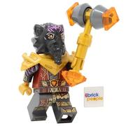 LEGO Ninjago Dragons Rising: Lord Ras Minifigure with Golden Hammer