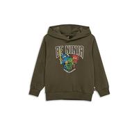 Lego Ninjago Hoodie for Boys - Hoodie with Ninja Print | Soft Sweatshirt Made from 100% Organic Cotton | Comfortable Top for Fans, Dark Olive, 152