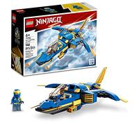 LEGO NINJAGO Jay s Lightning Jet EVO 71784, Upgradable Toy Plane, Ninja Airplane Building Set, Collectible Birthday Gift Idea for Grandchildren, Kids, Boys and Girls Ages 7 and Up