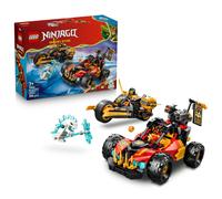 LEGO NINJAGO Kai and Cole's Combiner Vehicles Ninja Toy Car, Motorbike, 3 Mi...