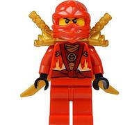 LEGO® Ninjago: Kai Minifig (Red Ninja) with Two Gold Swords - Limited Edition 2015