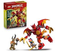 LEGO NINJAGO Kai's Dragon Mech Battle Pack - Ninja Toy w/an Action Figure, 3 Minifigures & Katanas - Birthday Gift for 6+ Year Old Boys & Fans - 71851
