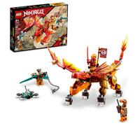 LEGO NINJAGO Kais Fire Dragon EVO Toy 71762 for Kids with Cobra & Boa