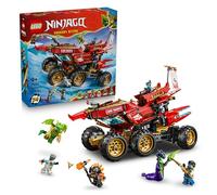 LEGO Ninjago Land Bounty 71869 | Toys for 9+ Year Old Boys, Ninja Truck Model, Transforms into 3 Vehicles, 6 Minifigures, Birthday Gift, 1214 Pieces