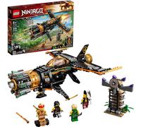 LEGO NINJAGO Legacy Boulder Blaster 71736 - Airplane Toy with Collectible Figure