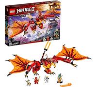 LEGO NINJAGO Legacy Fire Dragon Attack 71753 Ninja Playset Building Kit, Featuring a Flying Dragon Toy; New 2021 (563 Pieces)