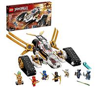 LEGO NINJAGO Legacy Ultra Sonic Raider 71739 Building Kit with a Motorcycle, Plane and Collectible Minifigures; New 2021 (725 Pieces), Multicolor, Standard