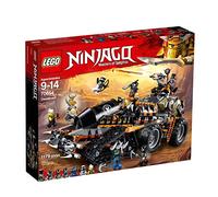 LEGO NINJAGO Masters of Spinjitzu: Dieselnaut 70654 Ninja Warrior Toy and Playset, Fun Building Kit with Brick Battle Tank Vehicle (1179 Piece)