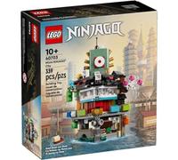 LEGO NINJAGO Micro City Building Set 40703 - Modular 5-Story Block with Teahouses and Sushi Bar - Compatible with Other Micro Sets - Ages 10 and Up