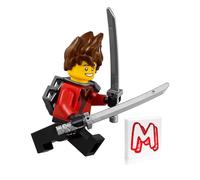 LEGO Ninjago Movie - Kai Minifigure (with Spiked Hair and Display stand) 70629