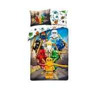 Lego Ninjago Ninja Crew Single Duvet Cover And Pillowcase Set
