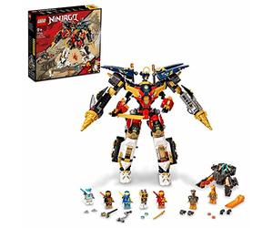 LEGO NINJAGO Ninja Ultra Combo Mech 71765 Vehicle Playset for Ages 9+, with Car, Jet and Tank Toys; Creative Building Kit for Kids (1,104 Pieces)