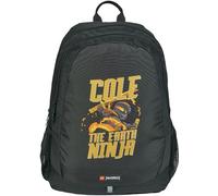 Lego Ninjago School Cole Backpack Kids Everyday Rucksack School Bag 25L Black