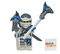 LEGO Ninjago Secrets of the Forbidden Spinjitzu: Zane Minifig with weapons