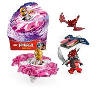 LEGO NINJAGO Sora’s Dragon Spinjitzu Spinner Set with 2 Minifigures & Flying Elements - Ninja Building Toy for 6+ Year Old Boys & Girls - Small Gift Idea - 71824