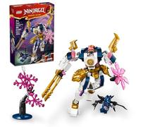 LEGO NINJAGO Sora’s Elemental Tech Mech Mini Ninja Toy, Customizable Figure, Adventure Toy Set for Kids with Sora Minifigure, Ninja Action Figure Gift for Boys and Girls Ages 7 and Up, 71807