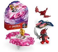 LEGO NINJAGO Sora's Dragon Spinjitzu Spinner - Spinning Blade Battle Building Toy for Kids, Boys and Girls, Ages 6+ - with 2 Minifigures - Gift Idea f