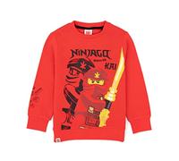 LEGO Ninjago Sweater Boys Kids Kai Warrior Long Sleeve Red Jumper