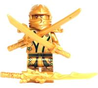 LEGO Ninjago - The GOLD Ninja with 3 Weapons